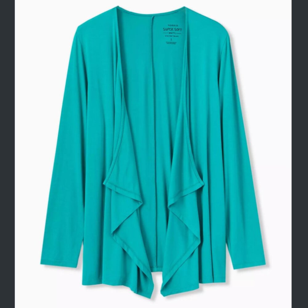 Torrid Super Soft Cardigan Drape Front